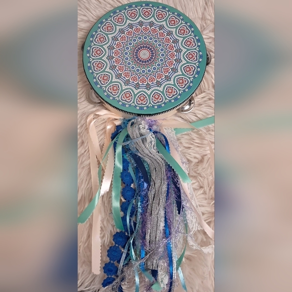 8" Festival Tambourine - Picture 2 of 6